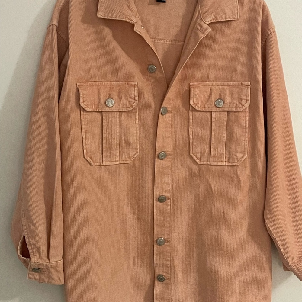 Forever 21 Corduroy Light Pink Shacket - Picture 5 of 11